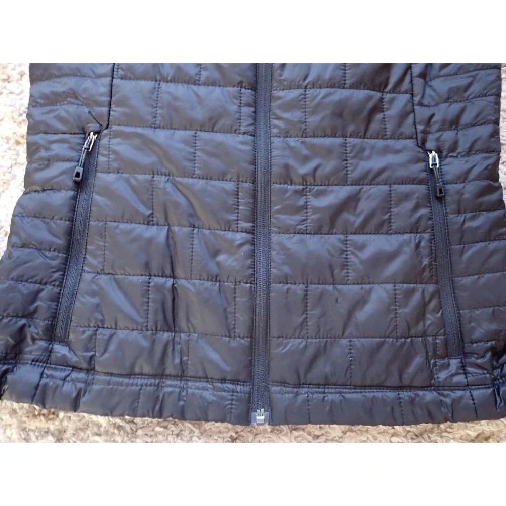 Patagonia Nano Puff Vest Womens Small Black Excellent Quilted Puffer Layering